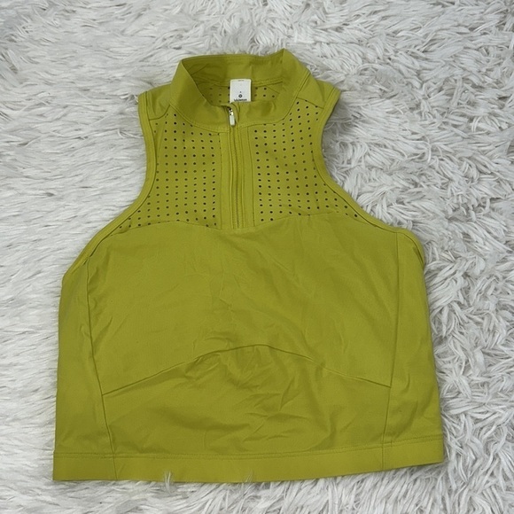 Lululemon Unleash Strength Bra *Medium Support, B/C Cup Yellow Serpentine - Picture 2 of 5